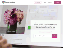 Tablet Screenshot of bloomnation.com